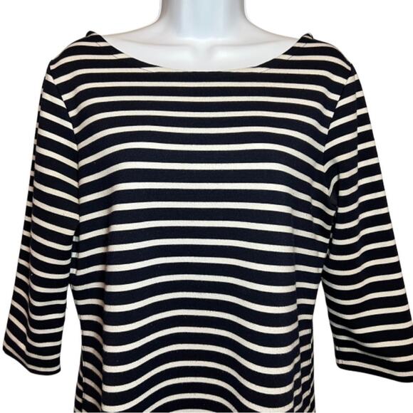 Gap Long Sleeve Striped Dress, M - Picture 2 of 6